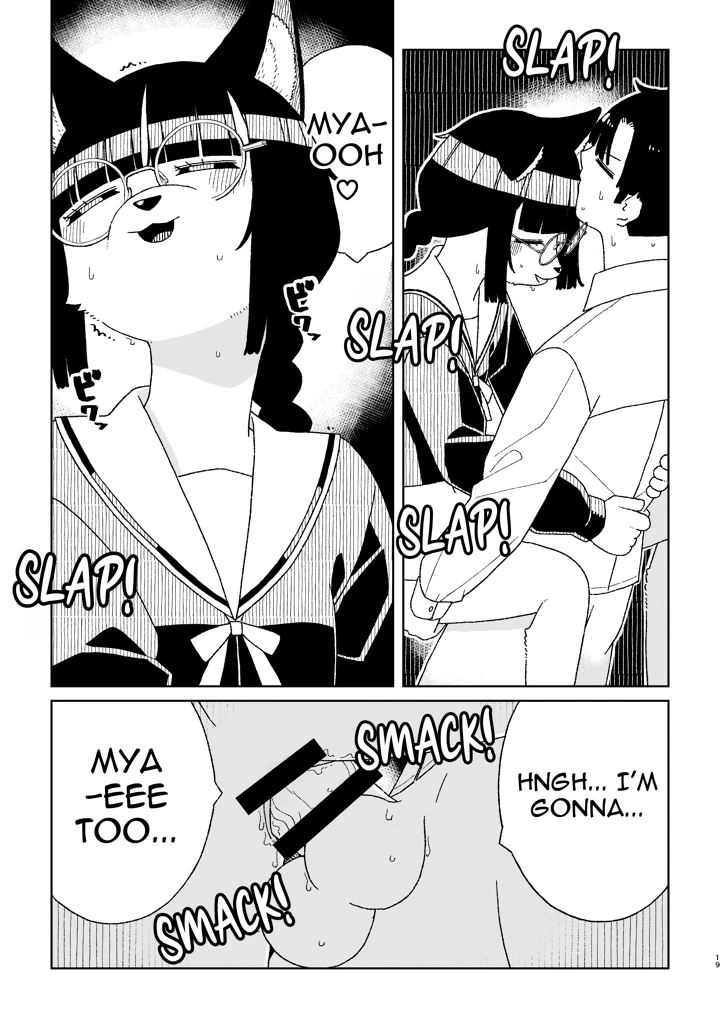 ［Osanpo　Milk　（Mutsuna　Yajiro）］　Neko　no　Te　o　Karitai　［English］　［QuickAndDirty］ 19ページ