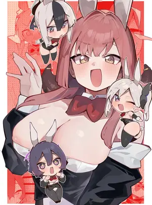 （C108）　［theたっち　（たっち）］　バニーたちといちゃつく話　（ブルーアーカイブ）